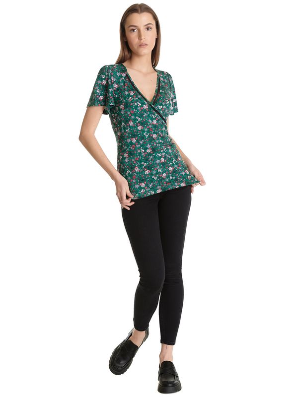 Nastrovje Potsdam Vive Maria Garden Of Eden Damen T-Shirt grün allover im Angebot