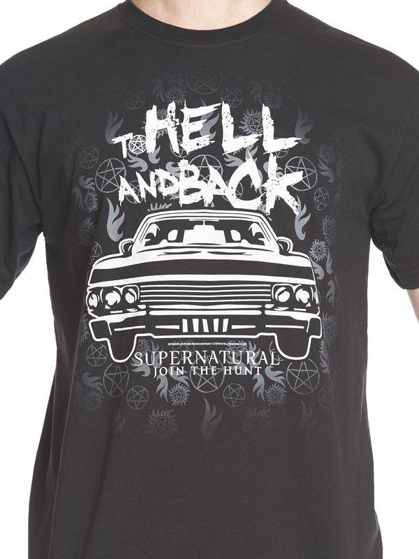 Nastrovje Potsdam Supernatural To Hell Herren T-Shirt schwarz Limitierter Zeitrabatt