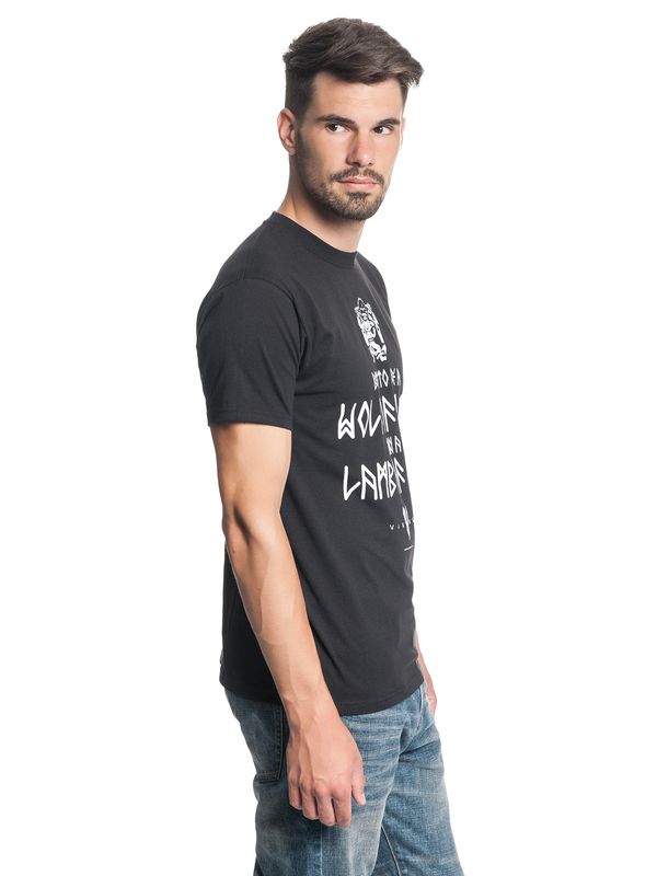 Nastrovje Potsdam Vikings Wolf Of Odin Herren T-Shirt schwarz Fabrikpreis
