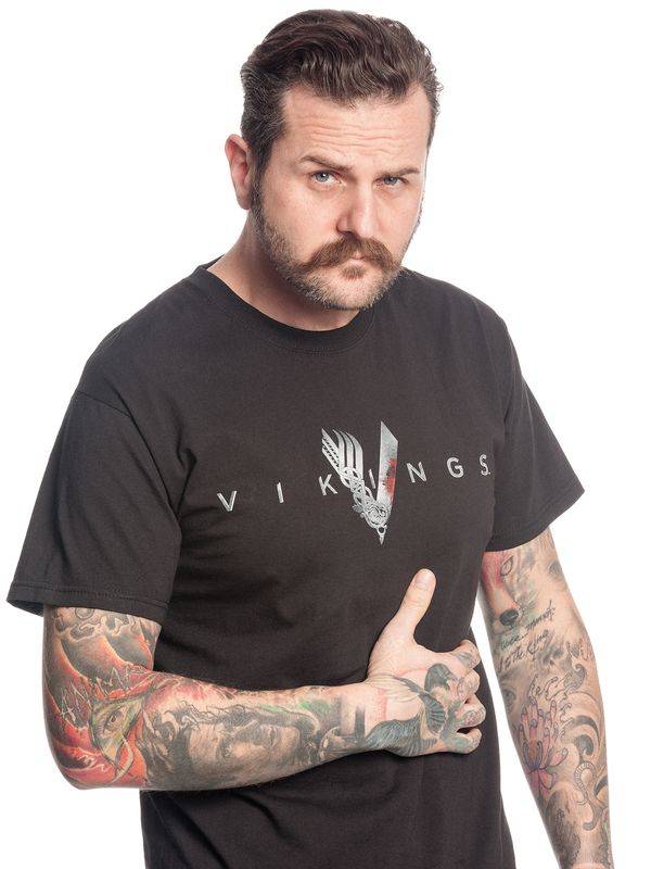 Nastrovje Potsdam Vikings Welcome Herren T-Shirt schwarz Exklusivangebot