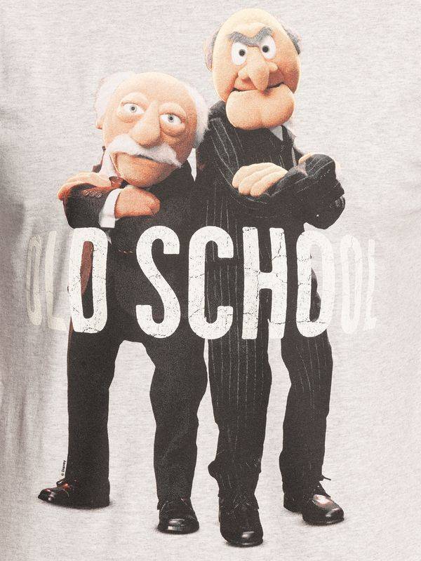 Nastrovje Potsdam The Muppets Waldorf & Statler Herren T-Shirt grau meliert Black Friday
