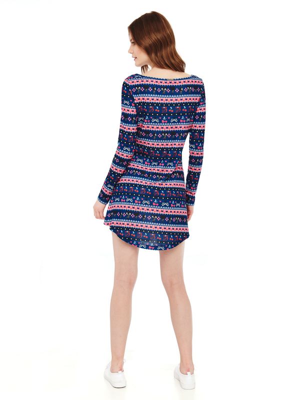 Nastrovje Potsdam Pussy Deluxe Cherry Winter Damen A-Linien-Kleid mehrfarbig Kostenlose Rückgabe