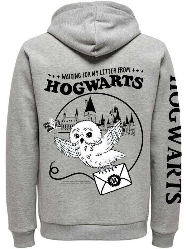 Nastrovje Potsdam Harry Potter Waiting for Letter Zip-Hooded Sweater female grau meliert JETZT KAUFEN