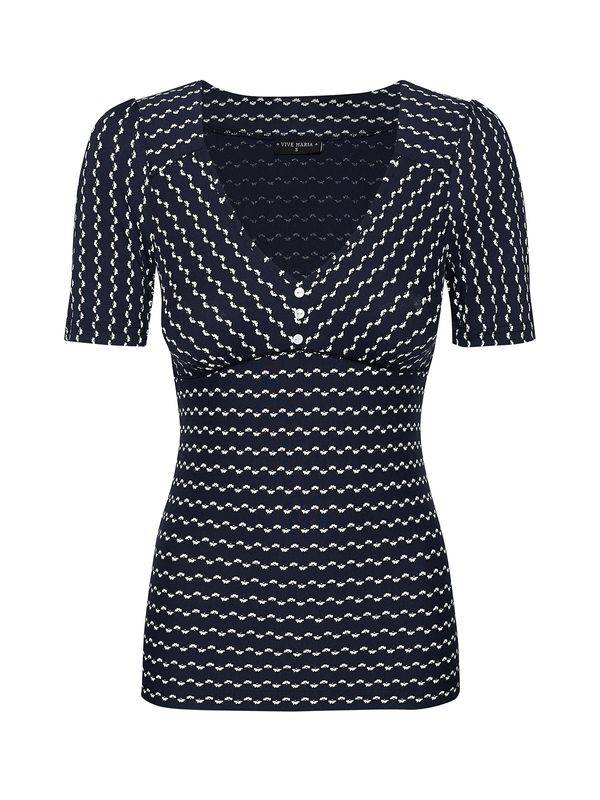 Nastrovje Potsdam Vive Maria Flower Sailor Damen T-Shirt blau allover Bis zu 65% Rabatt