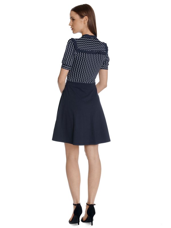 Nastrovje Potsdam Vive Maria Romantic Sailor Damen A-Linien-Kleid blau allover Vierteljährliche Förderung