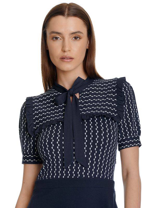 Nastrovje Potsdam Vive Maria Romantic Sailor Damen A-Linien-Kleid blau allover Vierteljährliche Förderung