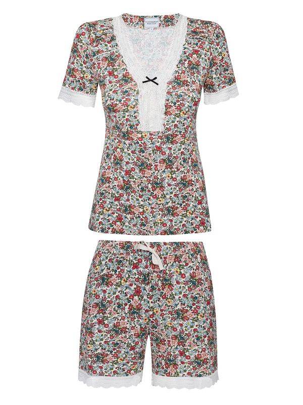 Nastrovje Potsdam Vive Maria French Girl Damen Pyjama creme/allover Begrenzt auf 3 Tage