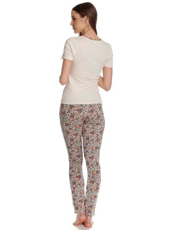 Nastrovje Potsdam Vive Maria French Flower Damen Pyjama creme/allover Speichern exportieren