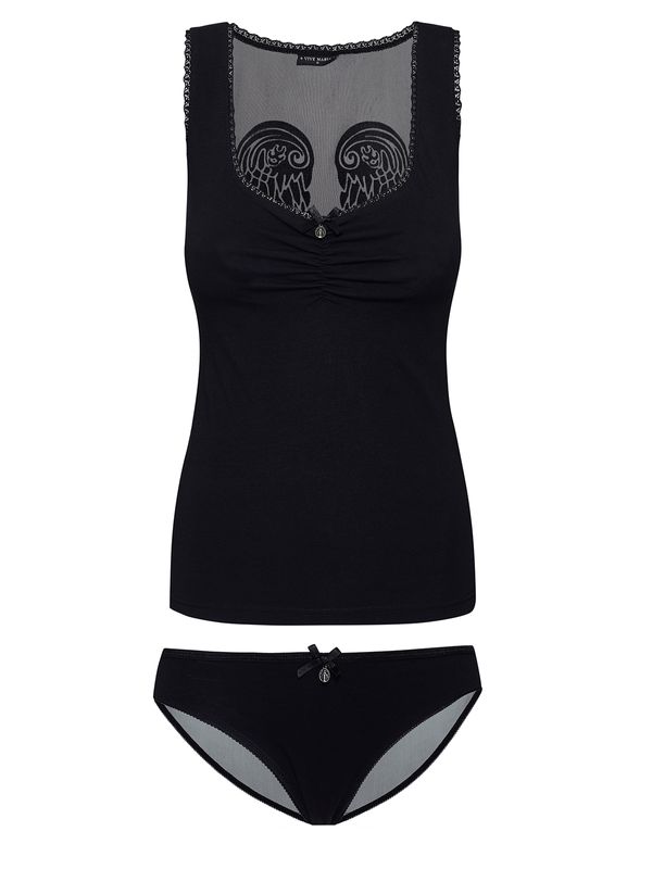 Nastrovje Potsdam Vive Maria Flying Girl Damen Wäscheset: Top mit Panty schwarz Online