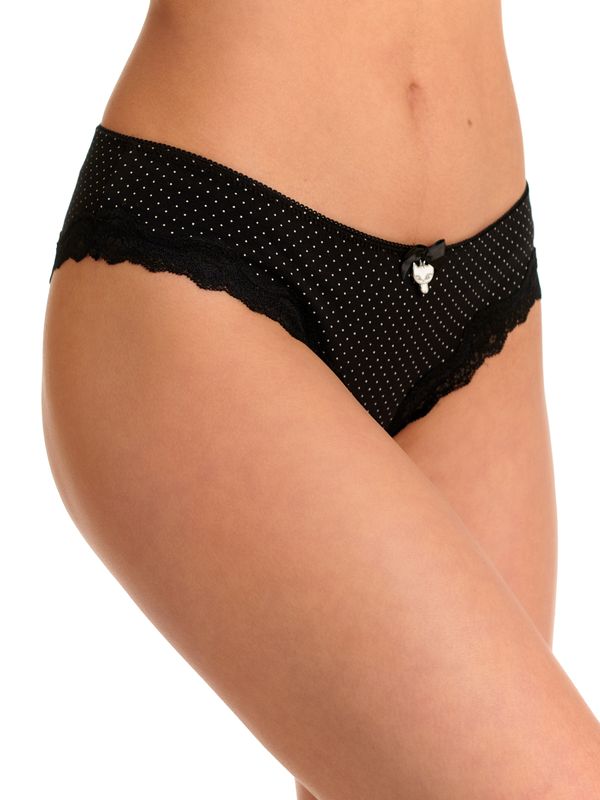 Nastrovje Potsdam Pussy Deluxe 3er Set Damen Slip-Set schwarz allover Verkauf