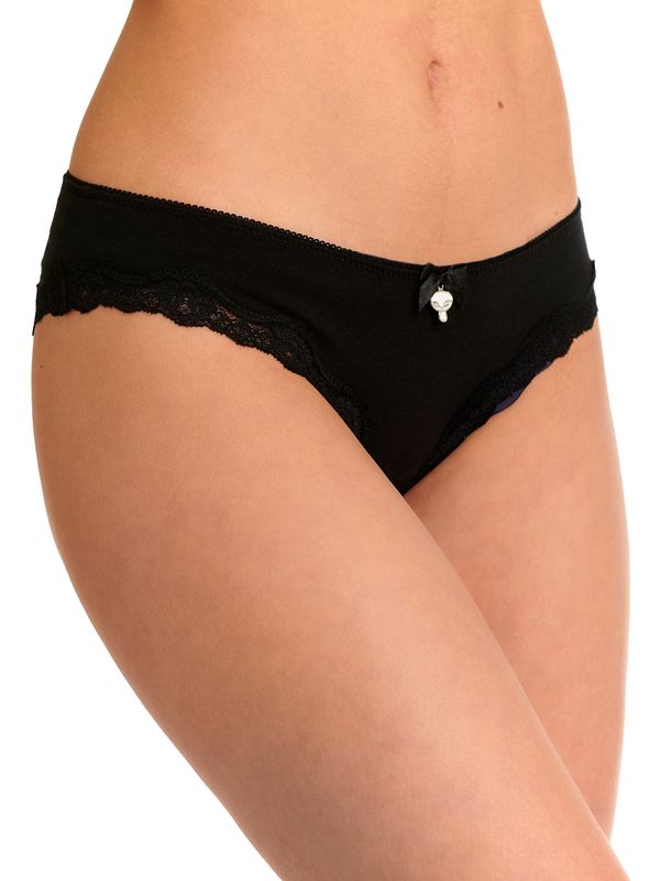 Nastrovje Potsdam Pussy Deluxe 3er Set Damen Slip-Set schwarz allover Verkauf