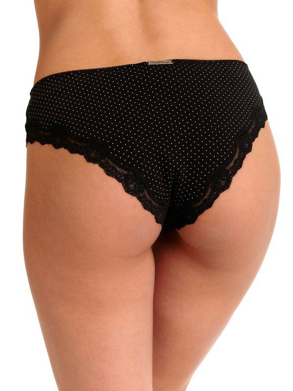 Nastrovje Potsdam Pussy Deluxe 3er Set Damen Slip-Set schwarz allover Verkauf