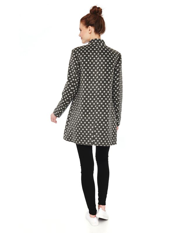 Nastrovje Potsdam Pussy Deluxe Dotties Kurzmantel Grau im Angebot
