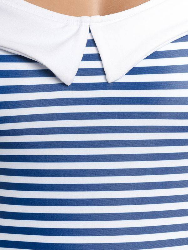 Nastrovje Potsdam Pussy Deluxe Maritim Damen Badeanzug blau allover Fabrikpreis