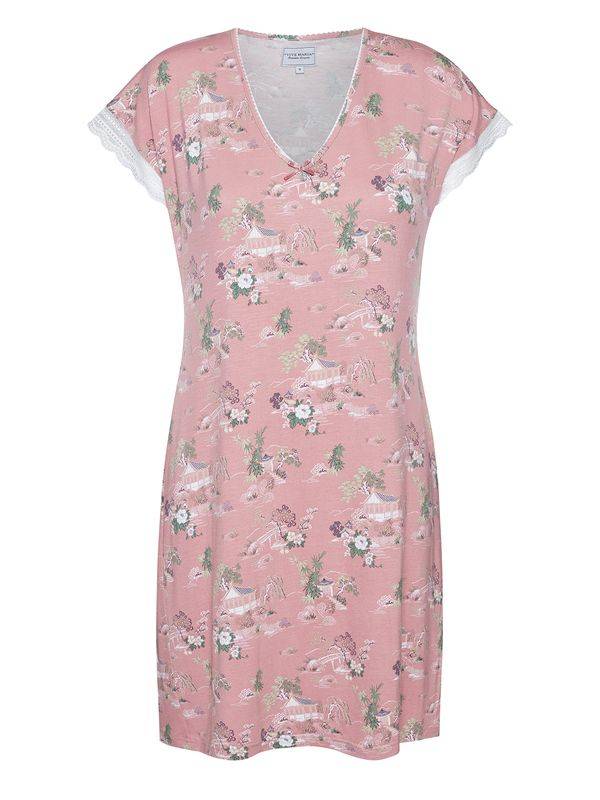 Nastrovje Potsdam Vive Maria Teahouse Rose Damen Nachthemd lightpink allover Muttertagsangebot