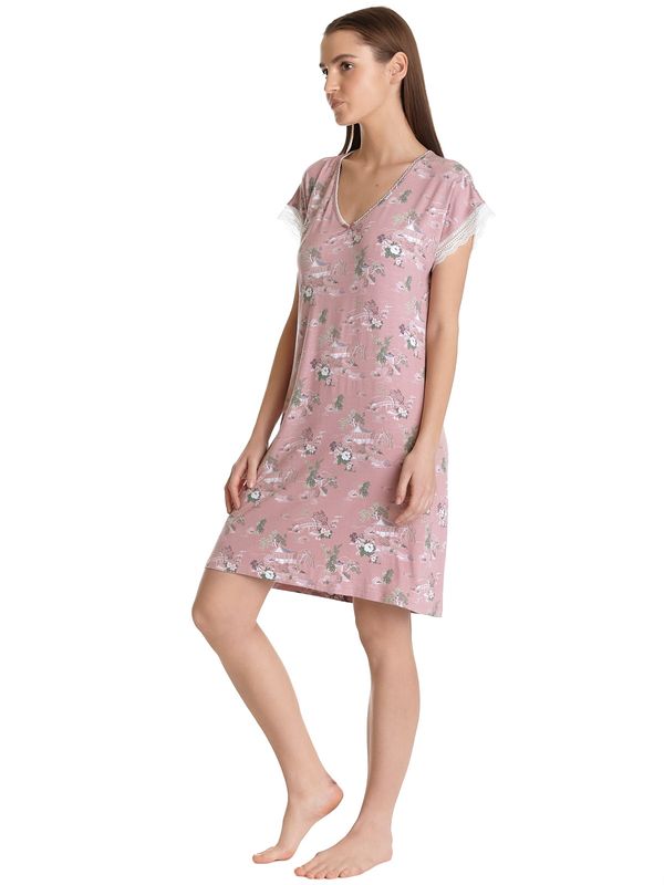 Nastrovje Potsdam Vive Maria Teahouse Rose Damen Nachthemd lightpink allover Muttertagsangebot