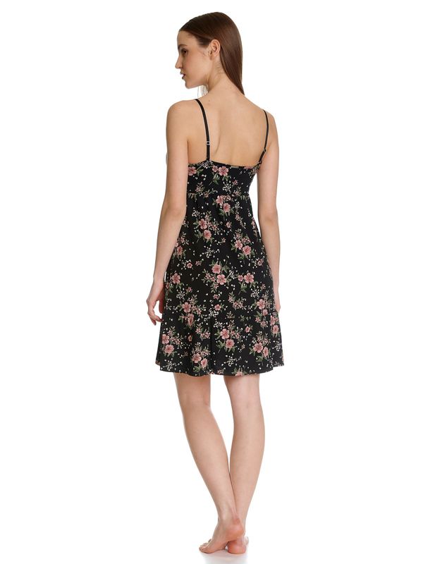Nastrovje Potsdam Vive Maria Hibiscus Dream Damen Negligée schwarz allover Lagerräumung