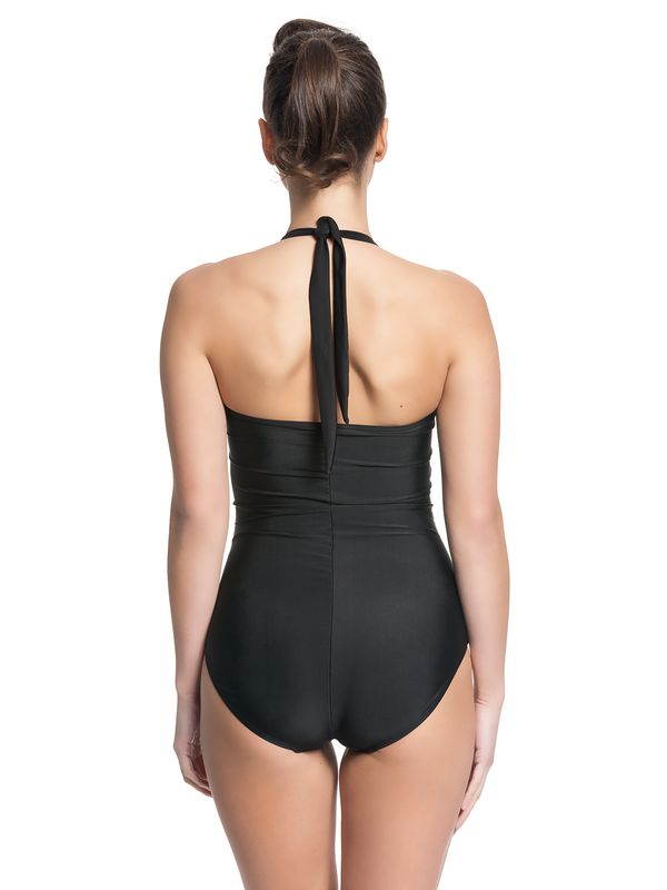Nastrovje Potsdam Pussy Deluxe Roxy Checkered Damen Badeanzug schwarz allover Tiefpreis