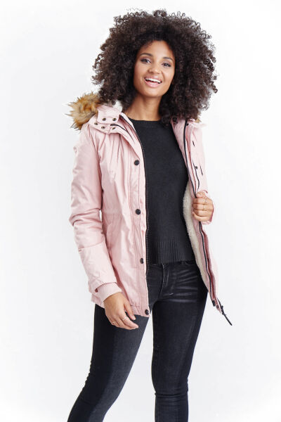Navahoo Akira warme Damen Winterjacke mit Kapuze zollfrei