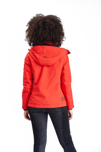 Navahoo Erdbeere Damen Übergangsjacke leicht gefüttert mit Kapuze im Angebot