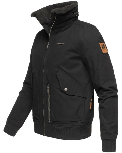 Navahoo Navahoo Herren Piloten Jacke mit Stehkragen Sonderangebot