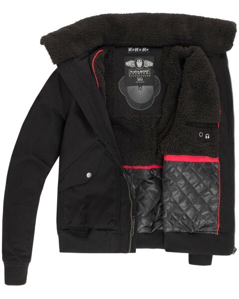 Navahoo Navahoo Herren Piloten Jacke mit Stehkragen Sonderangebot