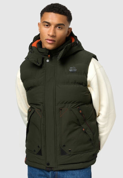 Navahoo Stone Harbour Egoor Herren Winter Steppweste Osterangebot