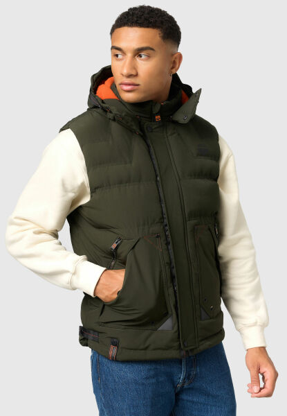 Navahoo Stone Harbour Egoor Herren Winter Steppweste Osterangebot