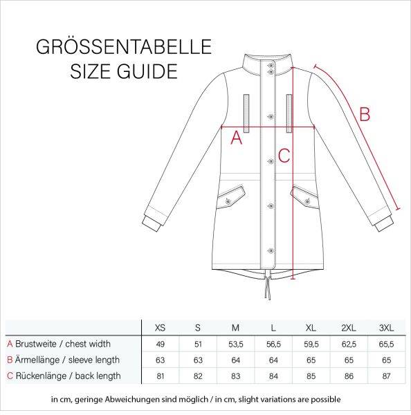 Navahoo Navahoo Freezestoorm Damen Parka Winterjacke gefüttert mit Kapuze Riesige Ersparnisse