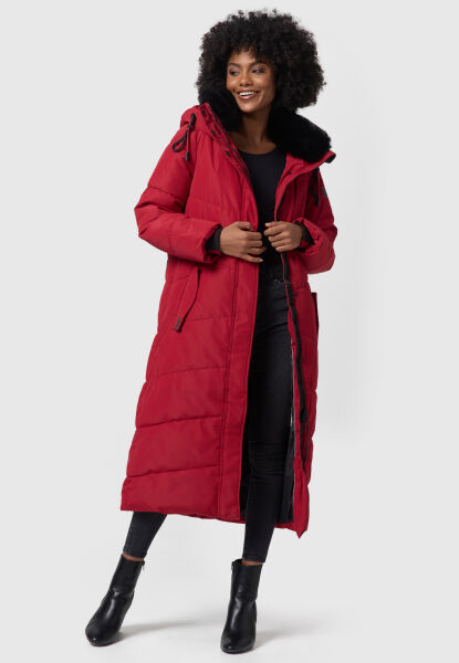 Navahoo Navahoo Hingucker Damen lange Winterjacke Tiefpreis