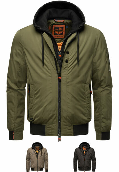 Navahoo Stone Harbour Hoobo Herren Bomber Jacke Neueste Stile