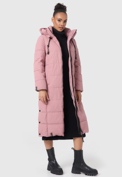 Navahoo Nadeshikoo Damen lange Winter Steppjacke Sonderangebot der Fabrik