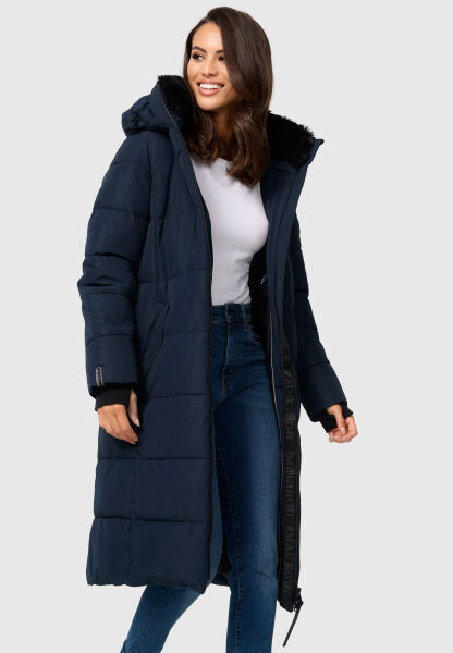 Navahoo Zuraraa lange Damen Winter Steppjacke Fabrikladen