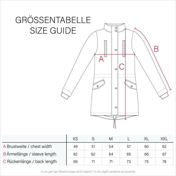 Navahoo Nekoo warm gefütterte Damen Winterjacke mit Kunstfell Im Verkauf