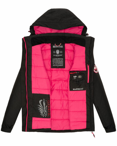 Navahoo Rabeaa Damen Winter Jacke Kurz Winterjacke Outdoor Kapuze gefüttert Rabatte dieses Monats
