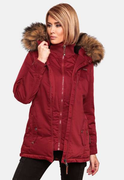 Navahoo Sanakoo Damen Winterjacke mit Teddyfell Auslauf