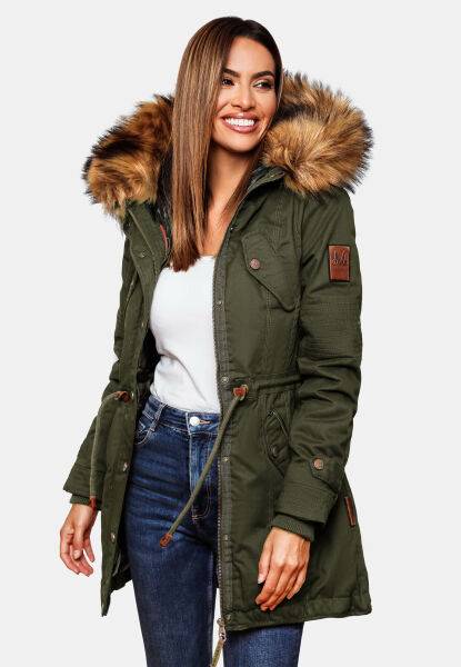 Navahoo La Viva Princess Damen Winterjacke mit Kapuze im Angebot