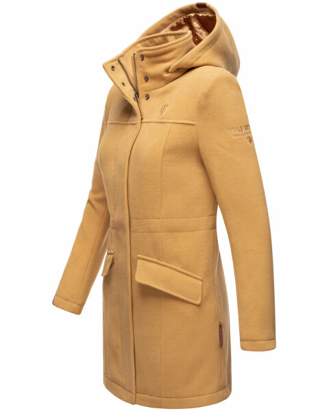 Navahoo Leilaniaa Damen Mantel Trenchcoat Wintermantel mit Kapuze Schlussverkauf