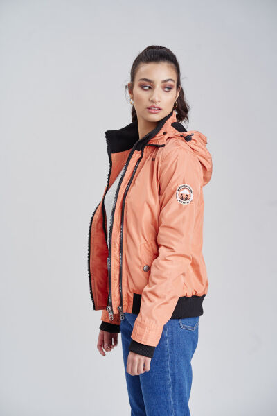 Navahoo Luyuu Damen Herbstjacke Frühjahrsjacke mit Kapuze Blitzverkäufe