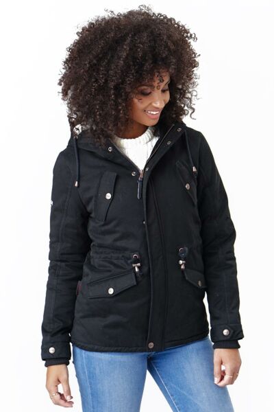 Navahoo Manolya Damen Parka Winterjacke mit Teddyfell Fabrik Onlineshop