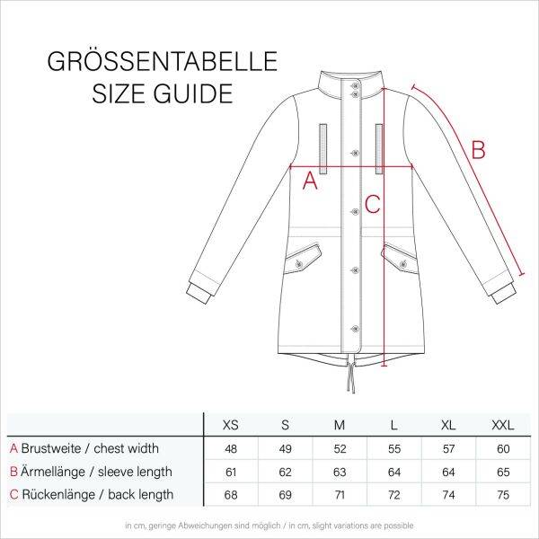 Navahoo Manolya-Sun Damen Parka Übergangsjacke Fabrikpreis