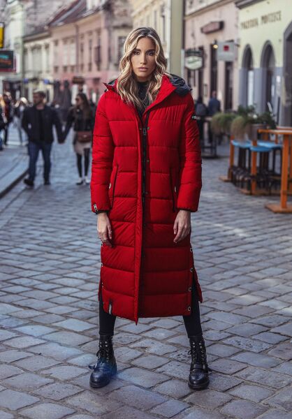 Navahoo Navahoo Isalie Damen lange Winterjacke gesteppt Online Shopping