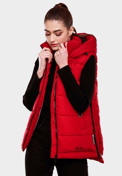Navahoo Zarinaa Damen Weste Steppweste Ärmellose Jacke Osterangebot