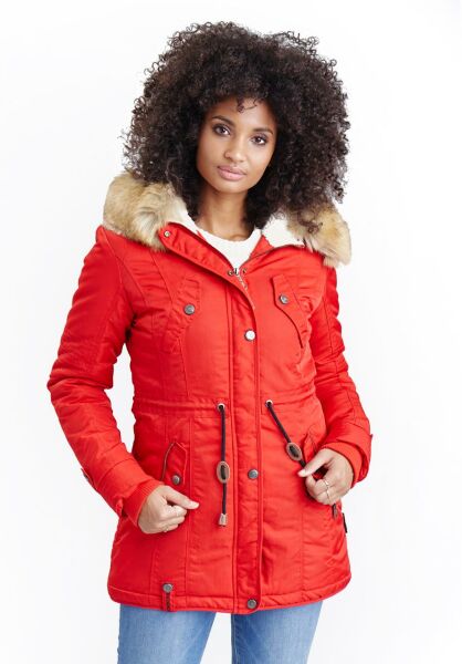 Navahoo Navahoo LaViva warme Damen Winterjacke mit Teddyfell Bestseller