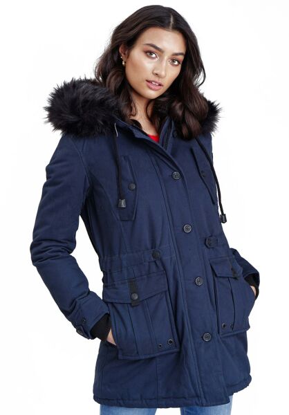 Navahoo Navahoo Luluna Damen Winterjacke mit Kunstfell Riesige Ersparnisse
