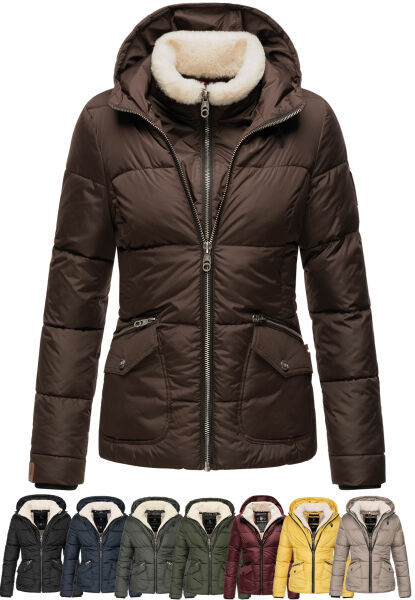 Navahoo Navahoo Megan Damen Winter Steppacke mit Kapuze Wochenangebot