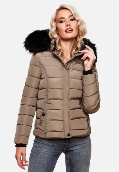 Navahoo Navahoo Miamor Damen Steppjacke mit Teddyfell Letzte 3 Tage