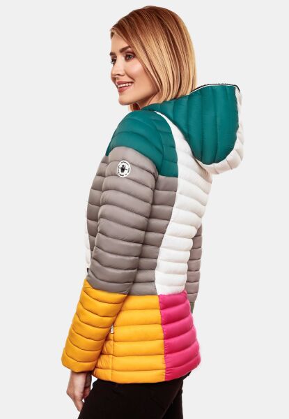 Navahoo Navahoo Multikulti Mehrfarbige Übergangs Steppjacke Neueste Stile