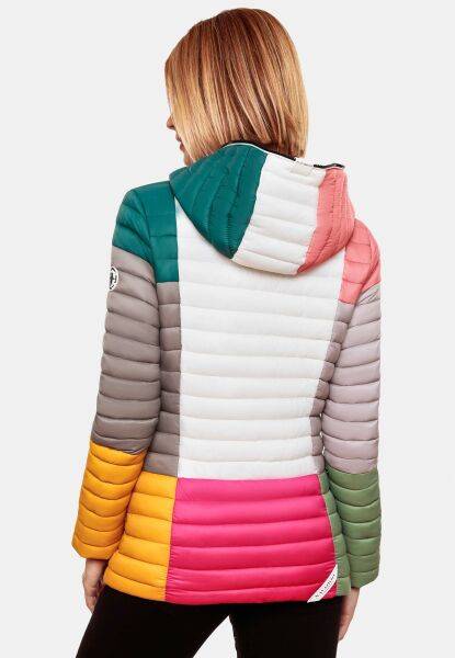Navahoo Navahoo Multikulti Mehrfarbige Übergangs Steppjacke Neueste Stile