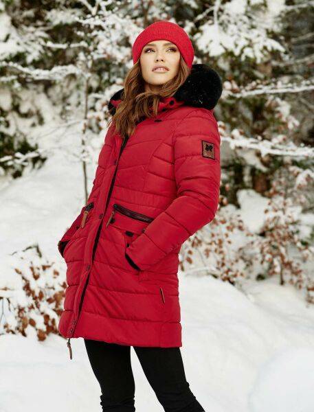 Navahoo Navahoo Paula Damen Parka Winterjacke Gefüttert Sonderangebot der Fabrik